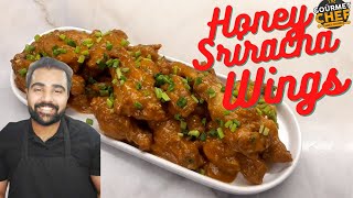 Honey Sriracha Chicken Wings  Wings Recipe Fried  Spicy Chicken Wings Recipe by The Gourmet Chef [upl. by Avik]