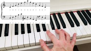 PIANO DÉBUTANT 13  Arpèges Majeurs piano tutorial leçons music français solfege coursdepiano [upl. by Cornwall]