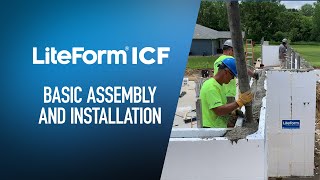 LiteForm ICF Basic Assembly and Installation [upl. by Carey]