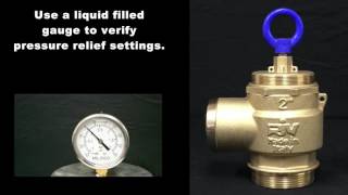 NVE  How to set a presure relief valve [upl. by Ellennod]