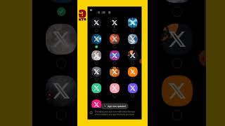 How to change your x icon for premium users youtubeshorts youtubeshort shortvideo reels reel [upl. by Ardnayek]