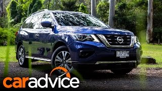 2017 Nissan Pathfinder review  CarAdvice [upl. by Anaul]