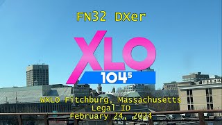 1045 XLO  WXLO Fitchburg Massachusetts Legal ID 2242024 [upl. by Frohne]