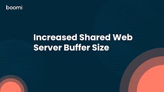 Increased Shared Web Server Buffer Size [upl. by Amzu]