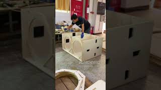 18 inch dual bass cabinet meking video mk dj remix sound video viralyoutubeshortsvideo [upl. by Levenson246]