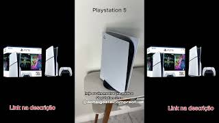 Console PlayStation 5 Midia Fisica Slim Branco 1TB Controle Sem Fio [upl. by Jun]