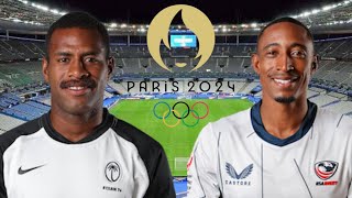 FIJI 7s vs USA 7s PARIS OLYMPICS SEVENS 2024 Live Commentary [upl. by Augustin350]