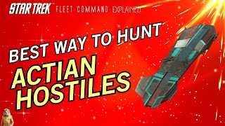 How to hunt Actian hostiles  How to play Star Trek Fleet Command  Outside Views STFC 2023 [upl. by Craggy]