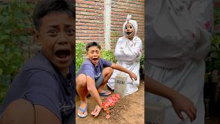 Labubu Jadi Pocong Gentayangan 😱 funny comedy labubu [upl. by Nnayt]