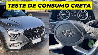 ðŸ”¥ CRETA COMFORT 2023 10 TGDI  Teste de Consumo [upl. by Pammi121]