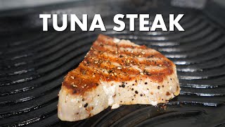 Simple and Easy Grilled Tuna Steak Recipe [upl. by Tiebold814]