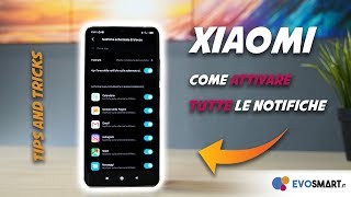 Xiaomi  Come ATTIVARE TUTTE le NOTIFICHE [upl. by Oettam]
