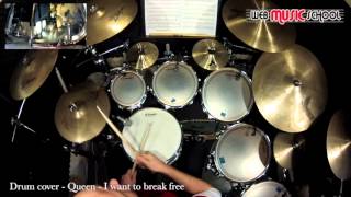 Queen  I Want To Break Free  DRUM COVER [upl. by Sixel]