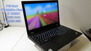 Lenovo ThinkPad P15 Gen1 1056 [upl. by Nnahtur]