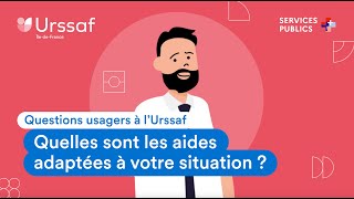 LUrssaf à votre écoute Indépendants  des aides adaptées à votre situation [upl. by Nnyltiac510]