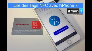 Lecture de Tag NFC avec iPhone 7 iOS 11 [upl. by Eanyl]