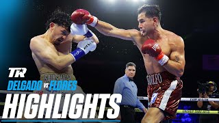 Lindolfo Delgado Prevails In Close Fight Against Bryan Flores  FIGHT HIGHLIGHTS [upl. by Braeunig]