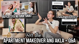 APARTMENT MAKEOVER  QampA VLOG ANG MISIS VLOG212 janalarman [upl. by Acsisnarf71]