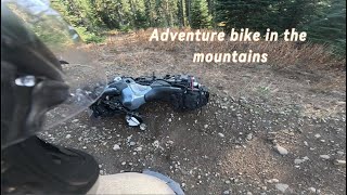 KLR adventure bike in the mountains [upl. by Tomkiel96]