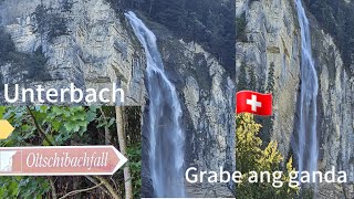 Meiringen SwitzerlandAmazing Oltschibachfall in Swiss Alps must visitunterbach mountains [upl. by Halland]