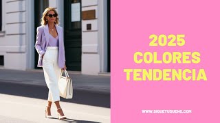 5 colores TENDENCIA que dominarán el 2025 y cómo usarlos para vestir chic elegante  Asesoría imagen [upl. by Iahs305]