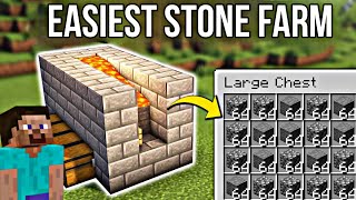 The EASIEST Automatic CobblestoneStone Generator in Minecraft 121 Tutorial [upl. by Madigan28]