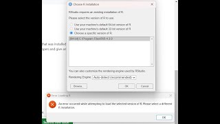 RStudio requires an existing installation of R problem RStudio is not working [upl. by Hennahane494]