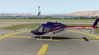 XPlane Bell 20619 Beta 2 [upl. by Ruenhcs266]