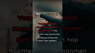 Sevgimiz tamom 🍃 doxxim sevgimiztamom karaoke lyrics minus uzrap karaokeuz [upl. by Ecirtnas]