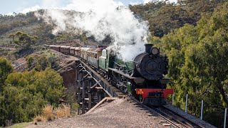 Trains in South Australia The Pichi Richi Explorer [upl. by Rialb]