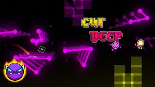 Easy demon quotCUT DEEPquot By AudieoVisual  Geometry Dash 22 [upl. by Allimac639]