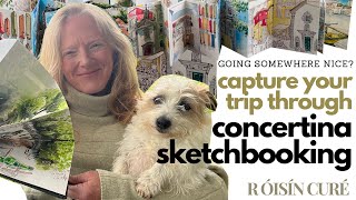 Capture Your Trip Through Concertina Sketchbooking [upl. by Adnulahs299]