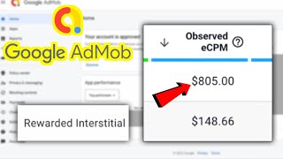 Admob 800 eCPM for 3 impressions  Highest eCPM [upl. by Atinyl]