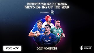 International Rugby Players Mens 15s Try of the Year Nominees [upl. by Gerrie]