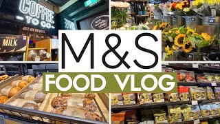 MampS FOOD VLOG  Grocery Shopping  The best supermarket in the UK  Luxury Food  JOS ATKIN [upl. by Elyrpa]