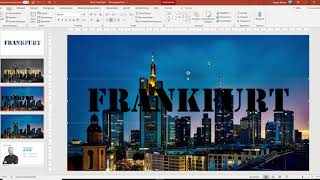 Mit diesem Trick Texte mit Bildmotiven in PowerPoint füllen [upl. by Annod]