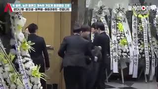 171219 INFINITE Went to Jonghyuns funeral hall [upl. by Fondea]