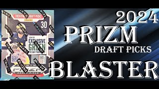 2024 PRIZM DRAFT PICKS FOOTBALL BLASTER BOX  WHY DID IT TAKE SO LONG [upl. by Ledoux]