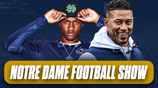 Notre Dame football show Deuce Knight predicted to flip to Ole Miss  NBC broadcast schedule more [upl. by Miett224]