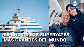 Así es “Lady Moura” el yate de Ricardo Salinas Pliego que comparó con el Tren Maya [upl. by Slyke]