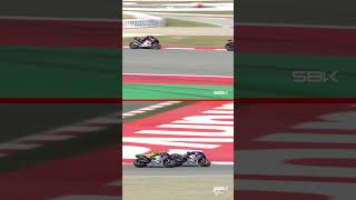 Last corner move in Barcelona Razgatlioglu 2024 ↔️ Rossi 2009  2024 CatalanWorldSBK [upl. by Saxe696]