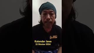 Kalender Jawa 22 Oktober 2024 primbonjawa shorts shortvideo [upl. by Meeharb]