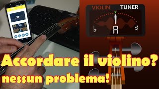 Accordare il violino principianti  accordare il violino on line [upl. by Claudell]