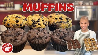 MUFFINS TWO WAYS SUPER DALI GAWIN PROMISE Chef RV’s Muffins [upl. by Anavlis432]