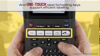 Takeitanywhere labeling with onetouch formatting  Brother PTH300 [upl. by Clementina]