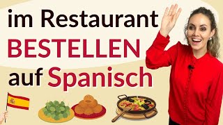 Im Restaurant Essen bestellen im Spanien Urlaub [upl. by Airetak307]