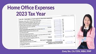 Home Office Expenses for Employees  Tax year 2023  How to file taxes in Canada [upl. by Yssac760]