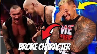 When Wrestlers HILARIOUSLY Break Character  Funniest WWE Moments [upl. by Oliana]