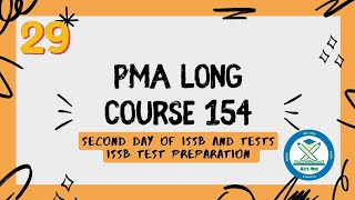 29 PMA Long Course 154Second Day of ISSB explainedAll testsPsychologist dayWATTATSCTSRTOPI [upl. by Nnadroj]