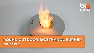 Large Round Outdoor Bioethanol Burner [upl. by Yssirk]